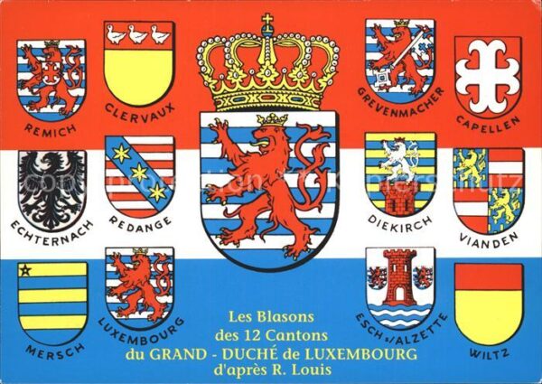 LUXEMBOURG  Luxemburg Grand Duché Wappen