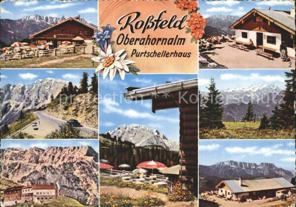 Berchtesgaden Roßfeld Oberahornalm Purtschellerhaus