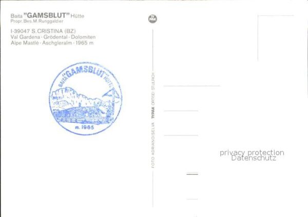 Val Gardena Baita Gamsblut Hütte – Bild 2
