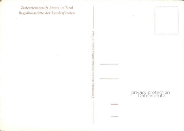 Stams Zisterzienserstift Begräbnisstätte der – Bild 2