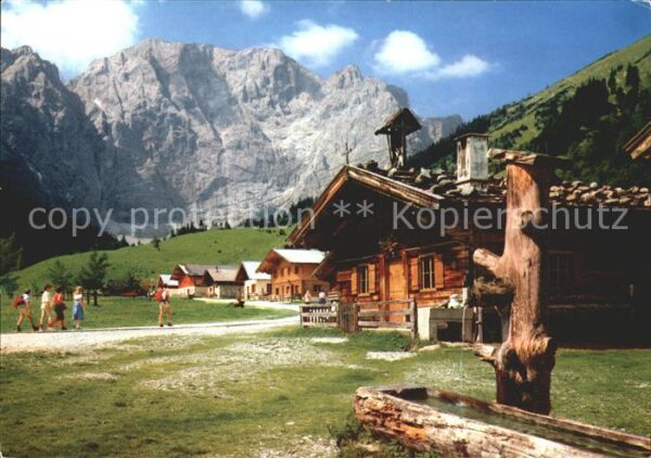 Ahornboden Eng-Almen im Karwendelgebirge