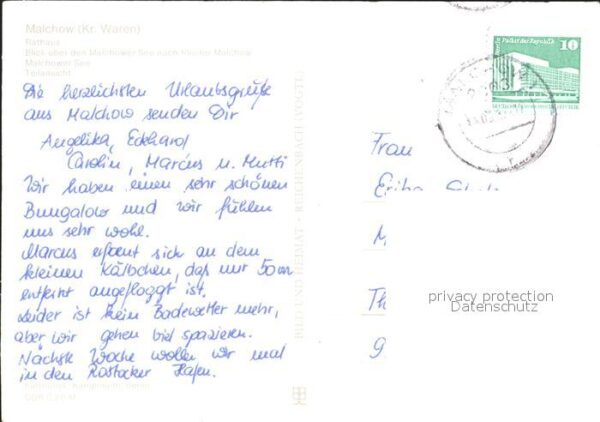 Malchow Rathaus Malchower See Kloster Ausflugsb – Bild 2