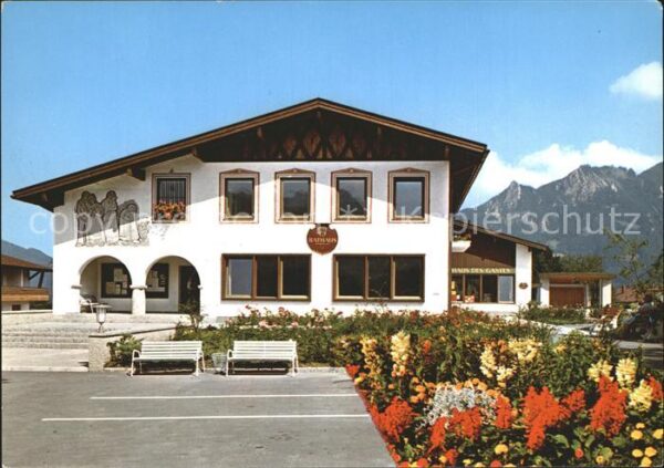 Flintsbach Inn Rathaus Haus des Gastes Musikpavillon K