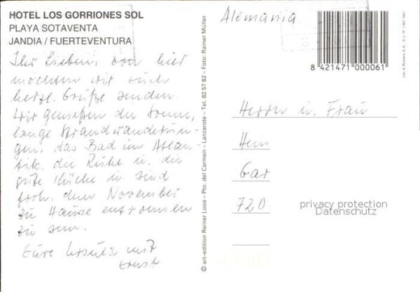 Jandia Hotel Los Gorriones Sol Playa Sotaventa – Bild 2