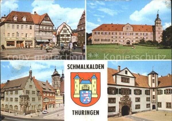 Schmalkalden Altmarkt Schloss Wilhelmsburg Innenhof