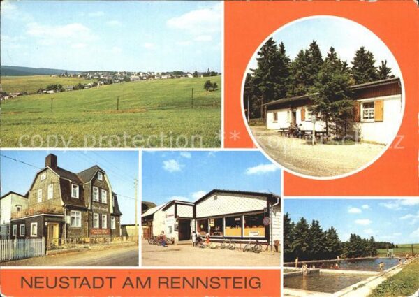 Neustadt Rennsteig Waldbaude FDGB Erholungsheim Konsum Ein