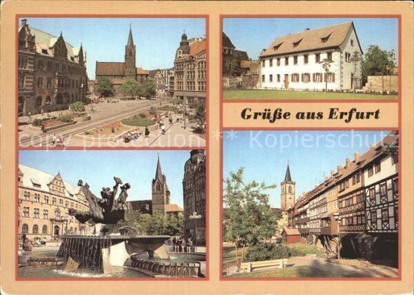 Erfurt Anger Georgenburse Angerbrunnen Krämerb