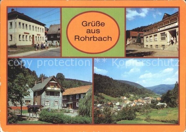 Rohrbach Saalfeld Rat der Gemeinde Konsum Gaststätte Orts