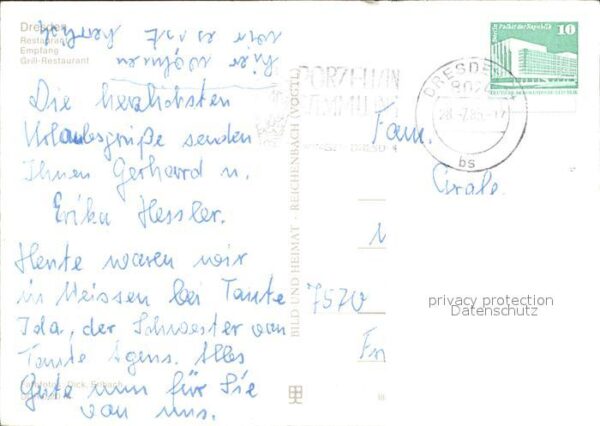 Dresden Interhotel Bastei Empfang Grill Restaur – Bild 2