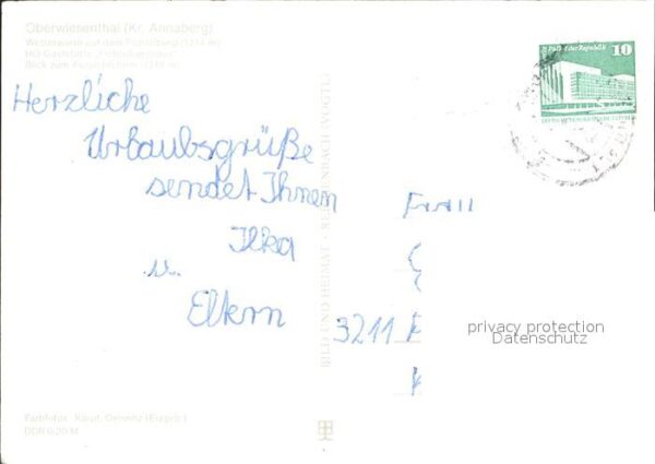 Oberwiesenthal Erzgebirge Wetterwarte Fichtelberg HO Gaststätte F – Bild 2