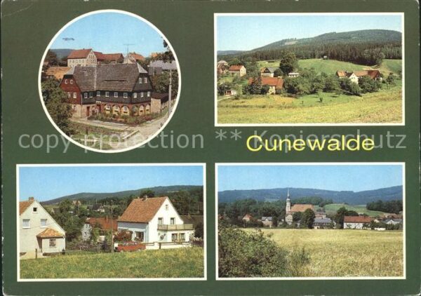 Cunewalde Teilansicht Czorneboh OT Klipphausen