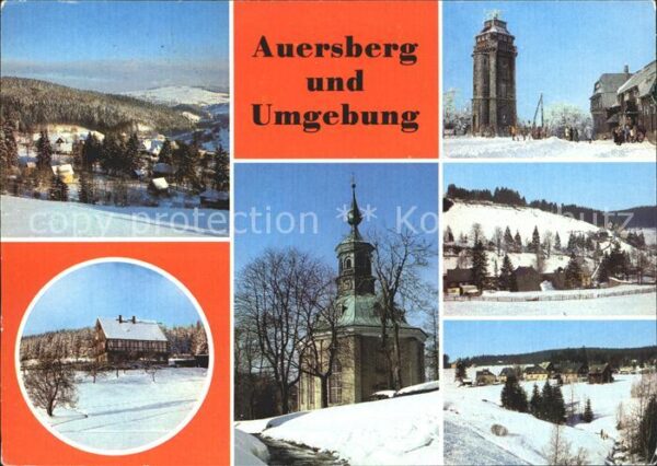 Auersberg Wildenthal und Umgebung Erlabrunn Carlsfeld Johann