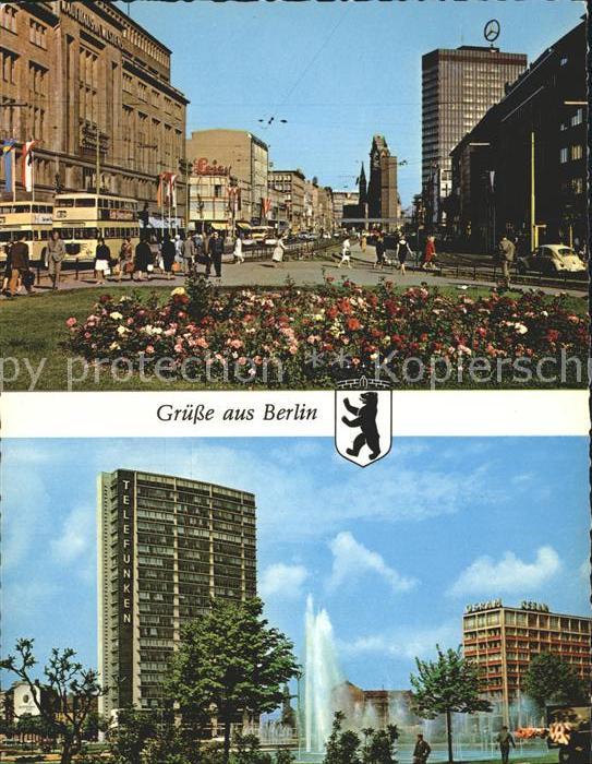 Berlin Tauentzienstrasse Ernst Reuter Platz Ho