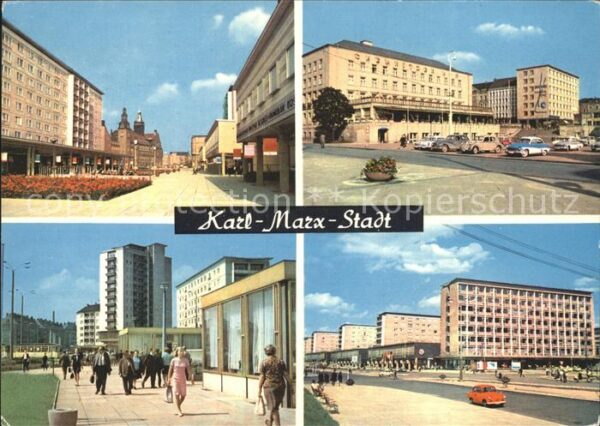 Karl-Marx-Stadt Rosenhof  Wilhelm Pieck Strasse Interho