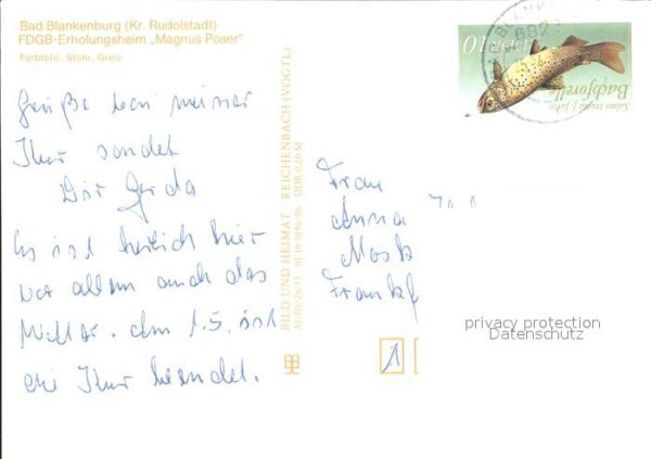 Bad Blankenburg FDGB Erholungsheim Magnus Poser – Bild 2