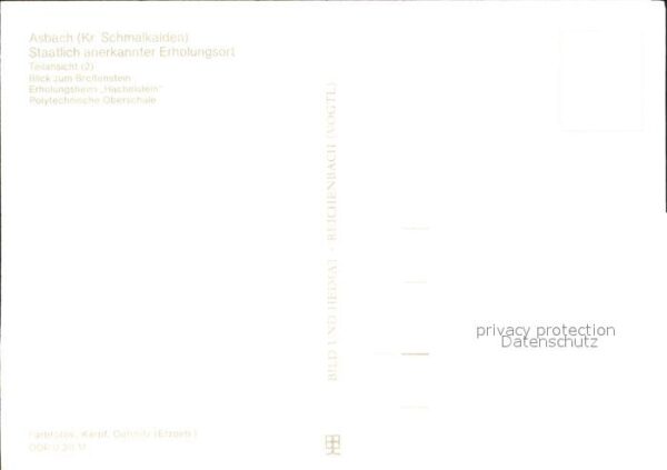 Asbach Schmalkalden Breitenstein Erholungsheim Hachelstein – Bild 2
