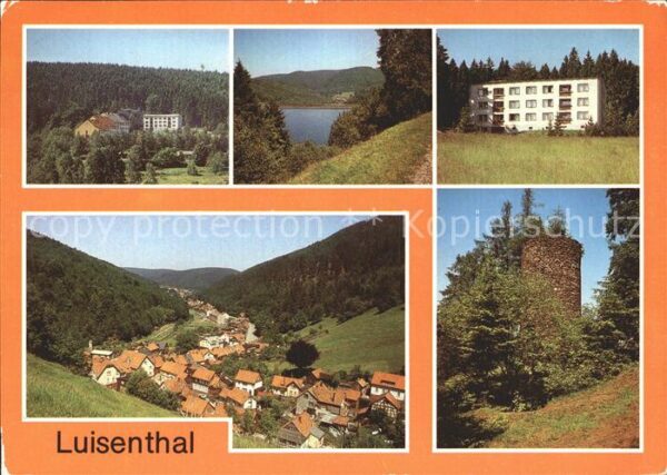 Luisenthal FDGB Erholungsheim Ohratalsperre Ruine