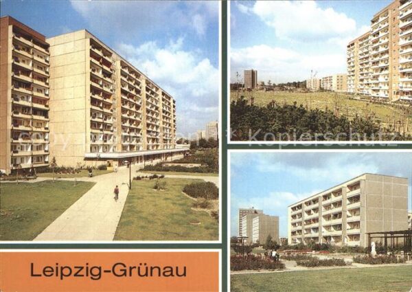 Gruenau Leipzig Alte Salzstrasse Weissendornstrasse Grü
