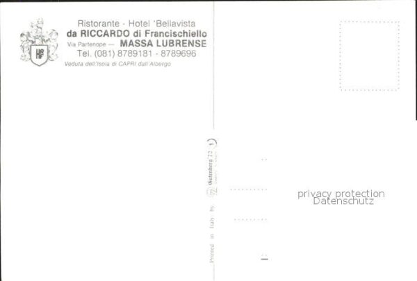 Massa Lubrense Ristorante Hotel Bellavista da Riccardo – Bild 2