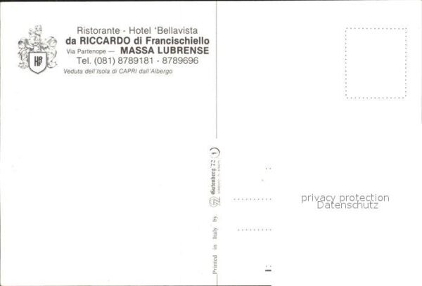 Massa Lubrense Ristorante Hotel Bellavista da Riccardo – Bild 2