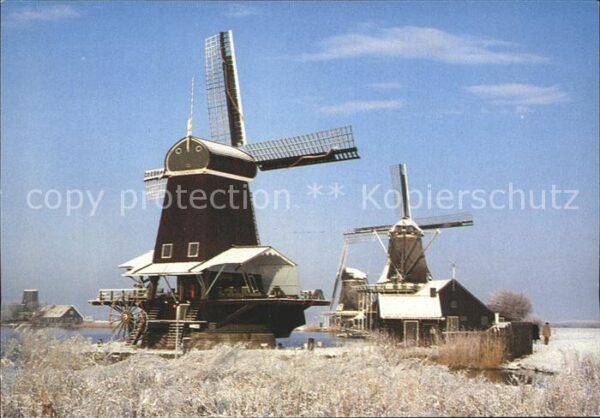Zaanse Schans Windmühlen