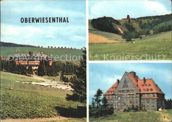 Oberwiesenthal Erzgebirge Ferienheim der IG Wismut Aktivist Sprun