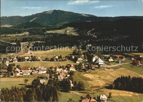 Hinterzarten Panorama Schwarzwald Fliegeraufnahme