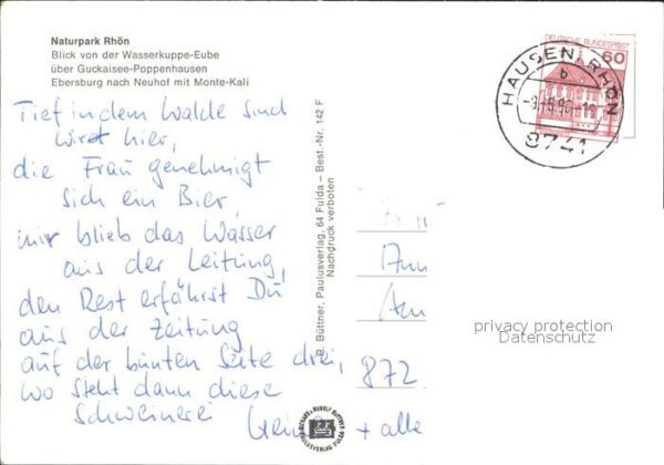 Poppenhausen Wasserkuppe Panorama Guckaisee Ebersburg Neuhof Mon – Bild 2