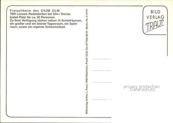 Radelstetten Lonsee Freizeitheim des CVJM Ulm – Bild 2