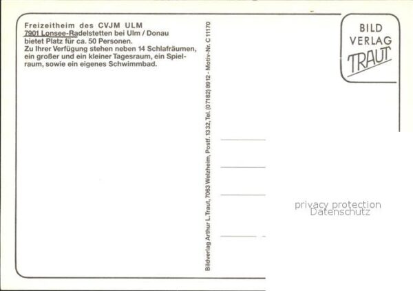 Radelstetten Lonsee Freizeitheim des CVJM Ulm – Bild 2