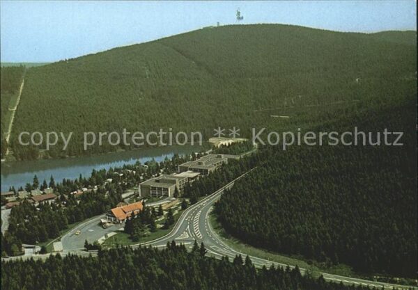 Hahnenklee-Bockswiese Harz Harzhotel Kreuzeck Fliegeraufnahme