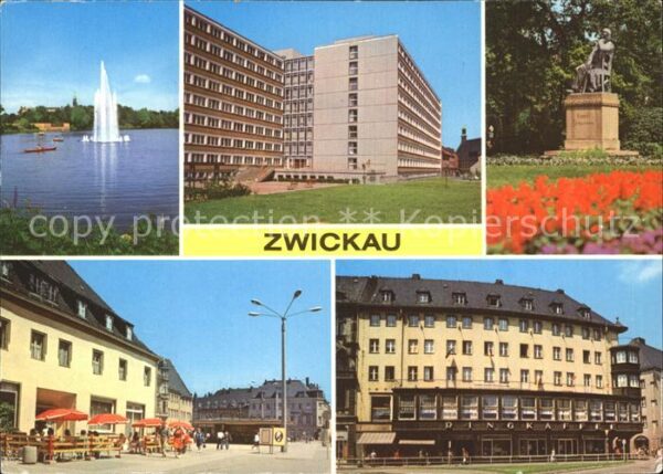 Zwickau Sachsen Schwanenteich Internat Ingenierhochschu