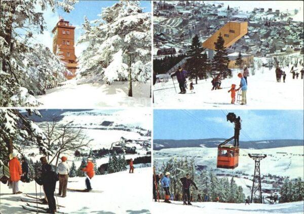 Oberwiesenthal Erzgebirge Wetterwarte Sprungschanze Skispringen S
