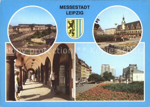 Leipzig Hauptbahnhof Markt Rathausarkaden Sachs