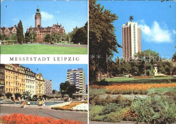 Leipzig Rathaus Sachsenplatz Wohnhochhaus Winte