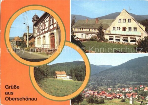 Oberschoenau Thueringen Ortsmotiv Gaststätte Kanzlersgrund Feri