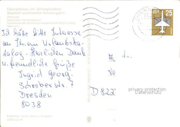 Oberschoenau Thueringen Ortsmotiv Gaststätte Kanzlersgrund Feri – Bild 2