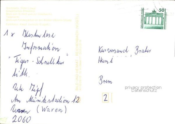 Schwarzenberg Erzgebirge Gaststätte Roter Löwe Sowjetisches Ehre – Bild 2