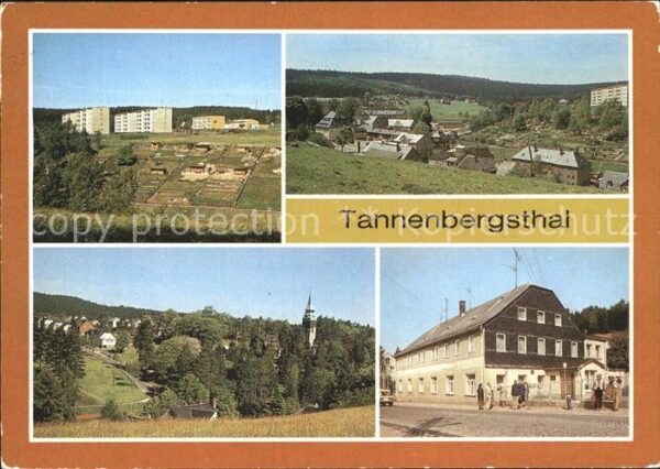 Tannenbergsthal Vogtland Neubaugebiet Teilansicht Übersicht Gast