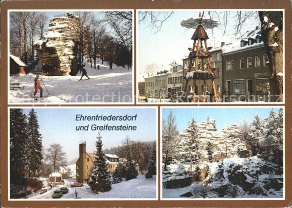 Ehrenfriedersdorf Erzgebirge Greifensteine Pyramide Felsen Ferienhei