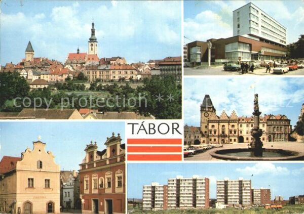 Tabor Czechia Celkovy pohled Hotel Palcat Historicke