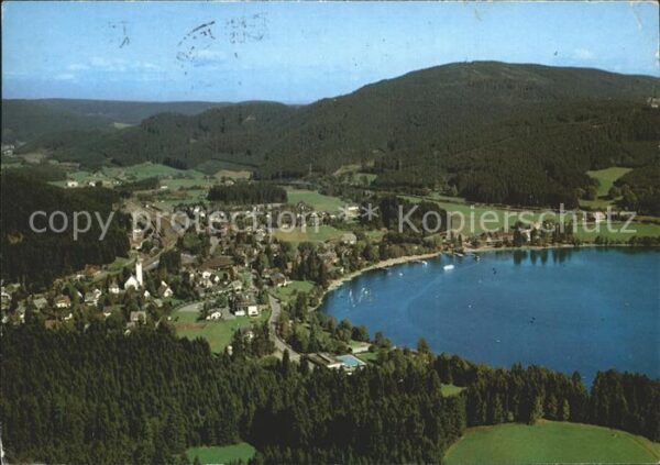 Titisee Schwarzwald Fliegeraufnahme