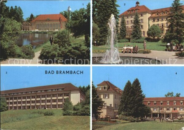 Bad Brambach Festhalle Joliot Curie Haus Julius Fuci