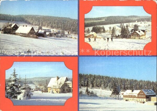 Muehlleithen Klingenthal Teilansichten HO Hotel Buschhaus Winter