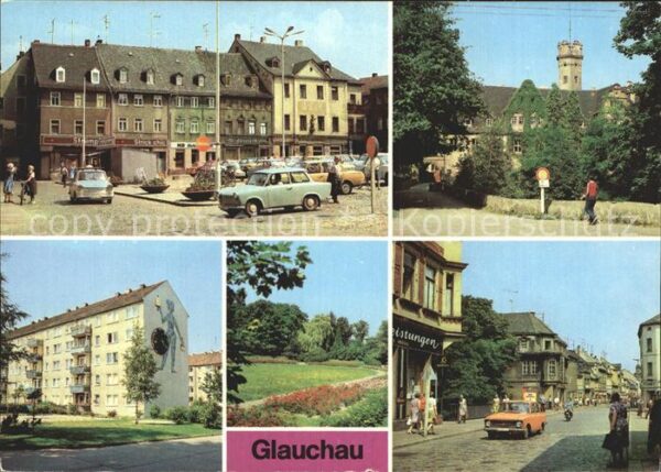 Glauchau Markt Schloss Rothenbacher Kirchsteig R