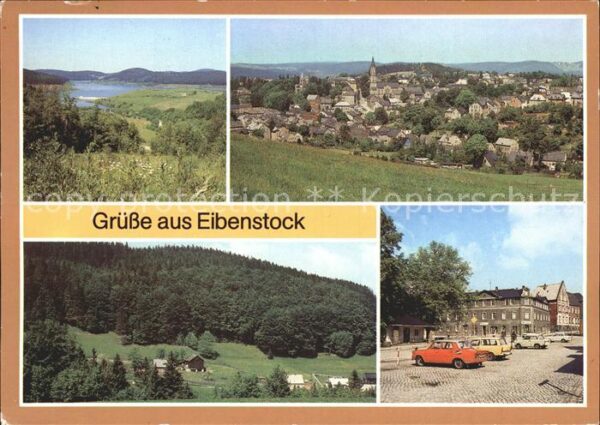 Eibenstock Panorama Talsperre Messingwerk Karl Mar