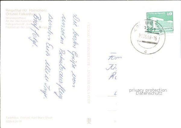 Falkenhain Ringethal Strandgasthaus Wochenendsiedlung Fahrga – Bild 2