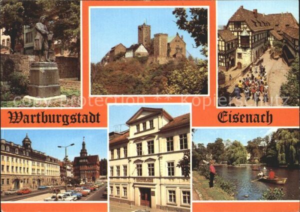 Eisenach Thueringen Wartburgstadt Bachdenkmal Vogtei Nürnbe