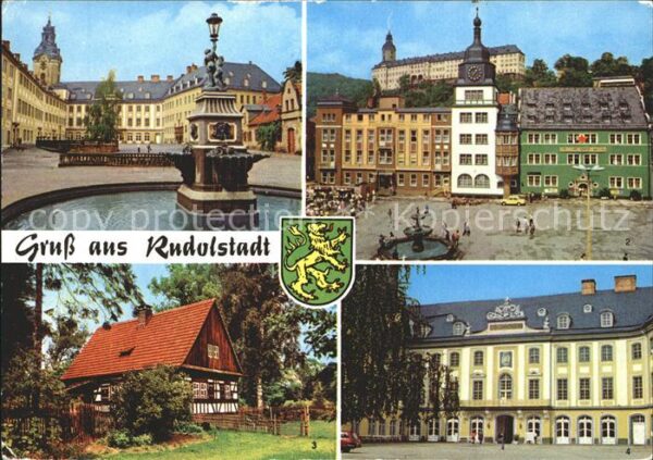 Rudolstadt Schloss Heidecksberg Marktplatz Volksku