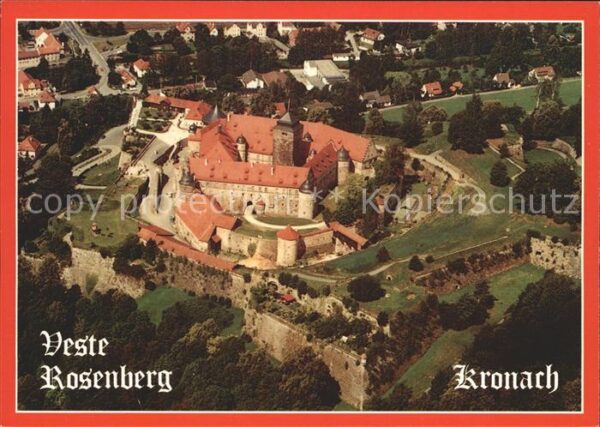Kronach Oberfranken Veste Rosenberg Naturpark Frankenwald F
